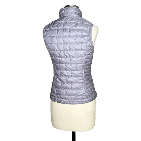 PATAGONIA Women's Nano puff Vest Size XS Purple Lightweight Full Zip Quilted - Picture 3 of 8